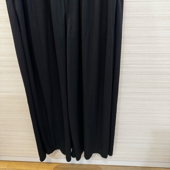 HALARA V-Neck Short Sleeve Side Pocket Wide Leg Flowy Waffle Casual Jumpsuit Lg - Picture 7 of 7